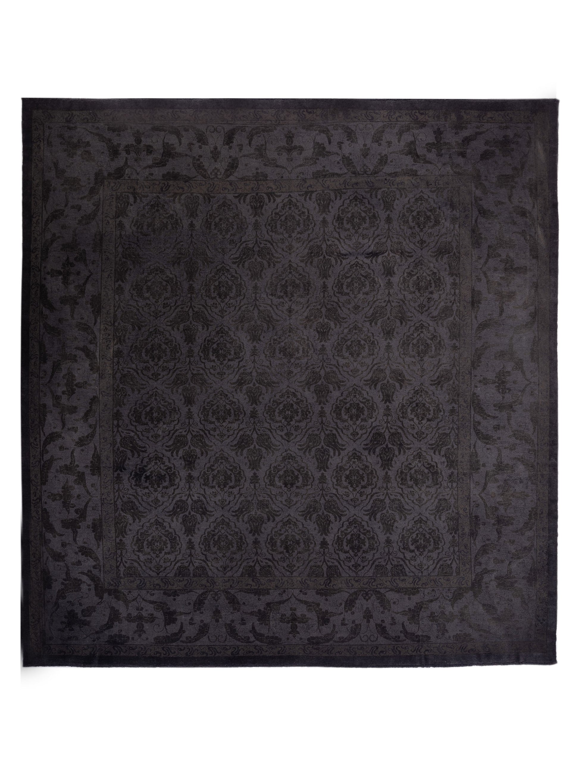 Pasha Color Bouquet  Charcoal Charcoal Transitional