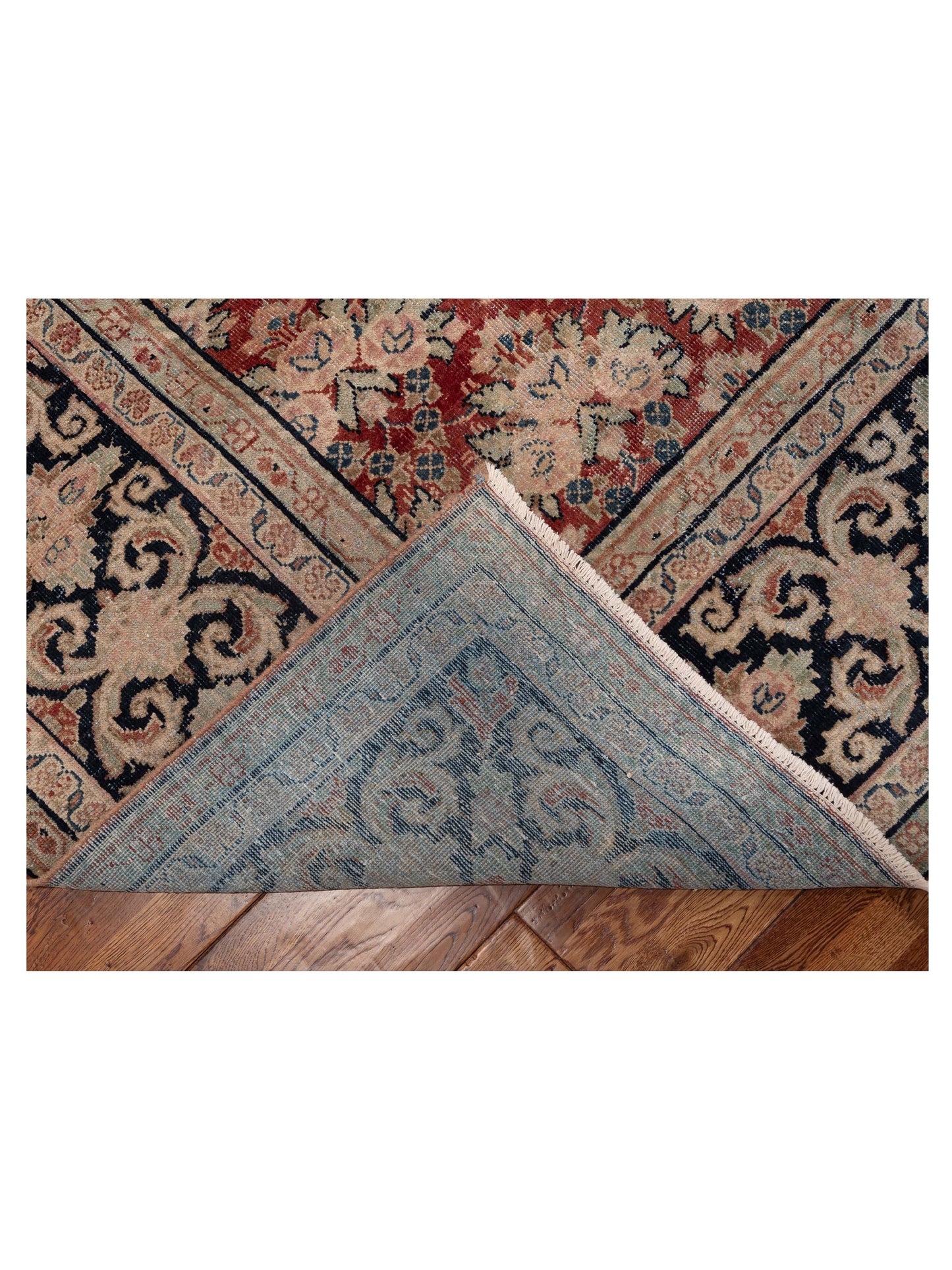 Persian 153627 Red Black 10.1x13.4 Hand Knotted Rug