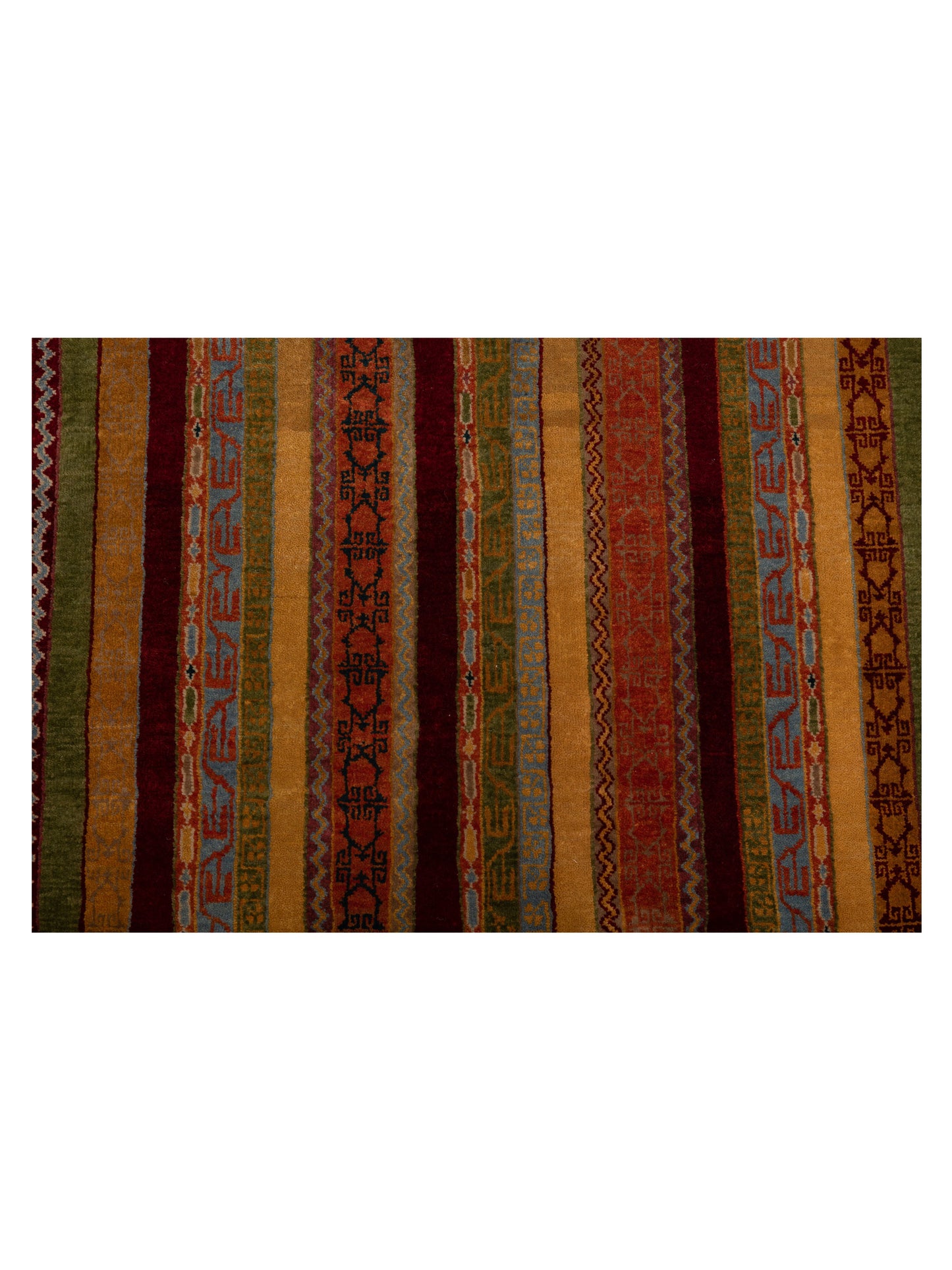 Shawl 110865 Multi 4x5.11 Hand Knotted Rug