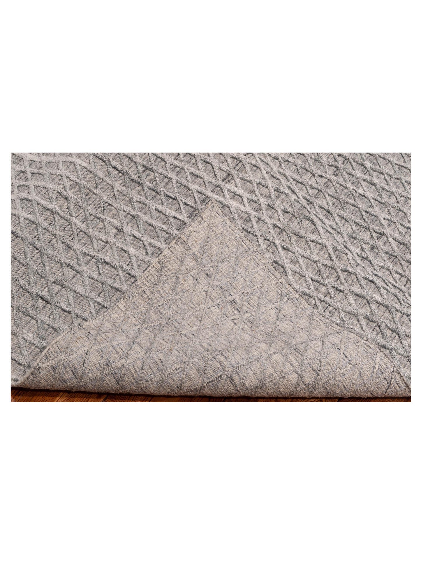 Himalayan 142593 Gray Blue Gray Blue 6.1x8.9 Hand Knotted Rug