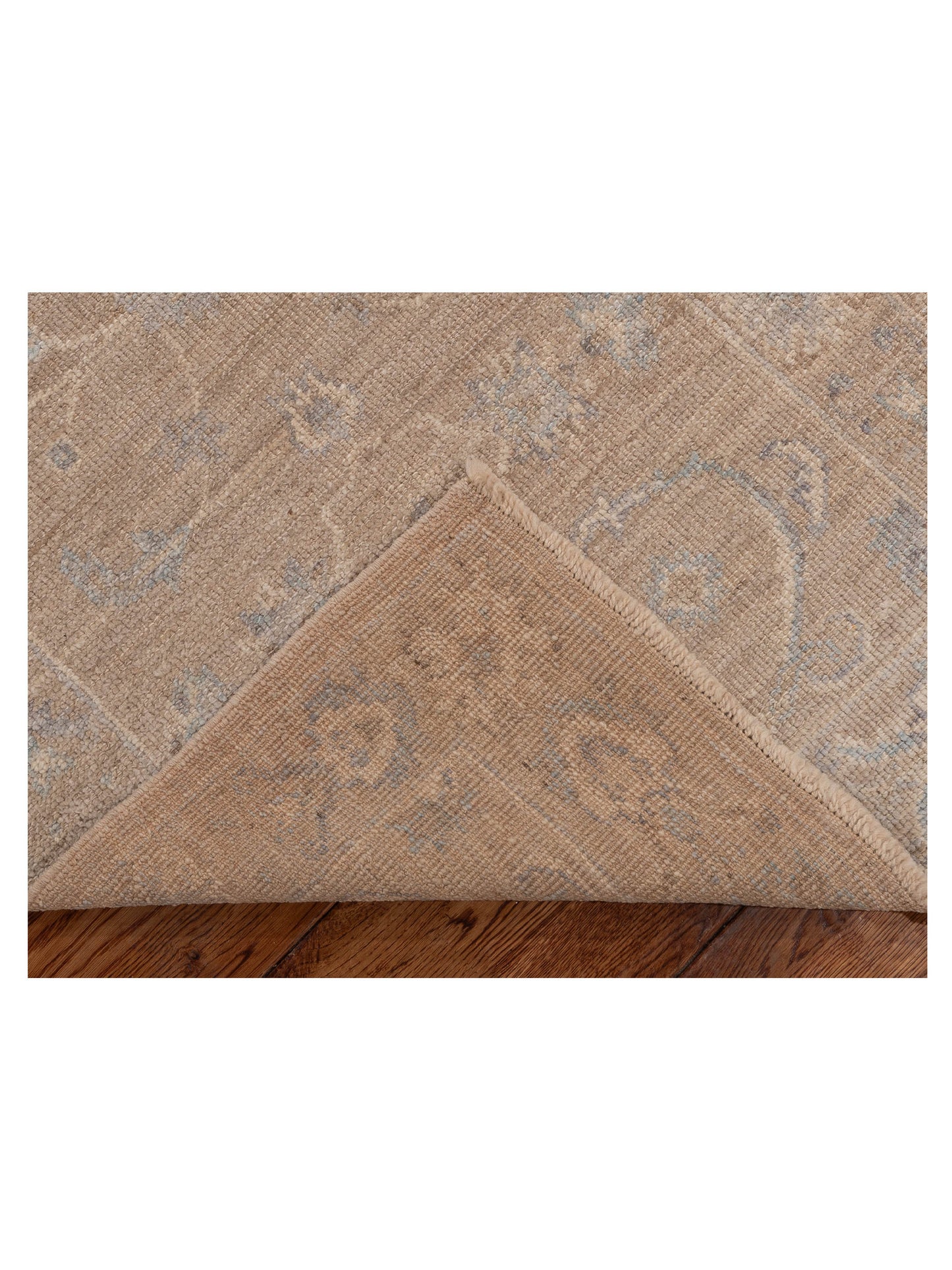 Angora Oushak 152657 Brown Brown 2.6x6.2 Hand Knotted Rug