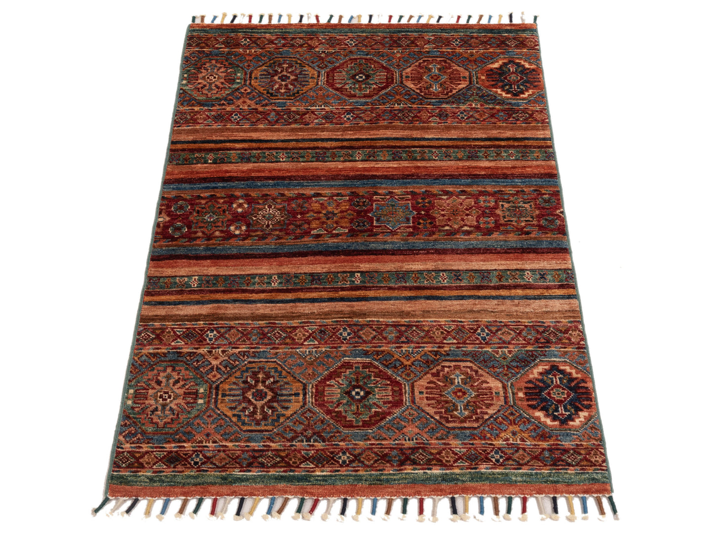 Khorjin 149052 Multi Multi 2.9x4 Hand Knotted Rug