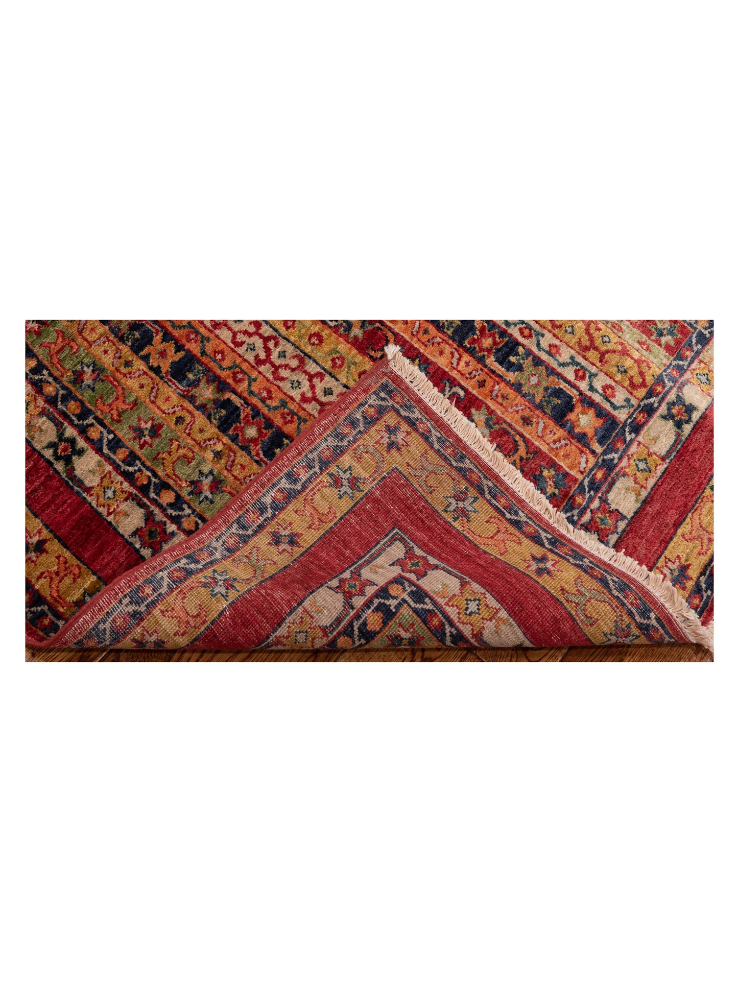 Shawl 126978 Multi 3.11x57 Hand Knotted Rug