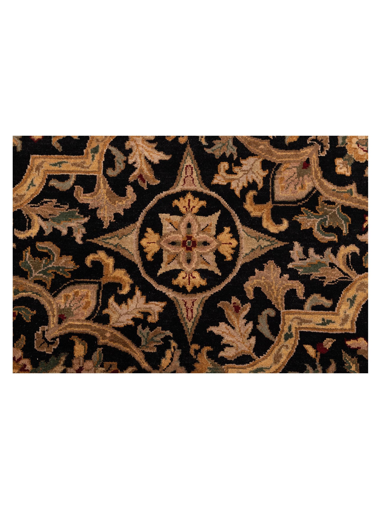 Jahan 90480 Black Beige 9.3x12.1 Hand Knotted Rug