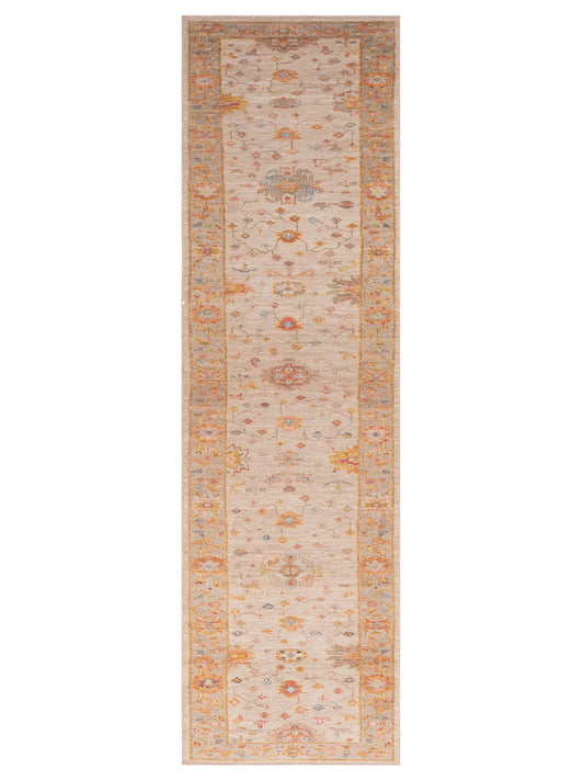 Anadol Angora Oushak  Beige Brown Traditional