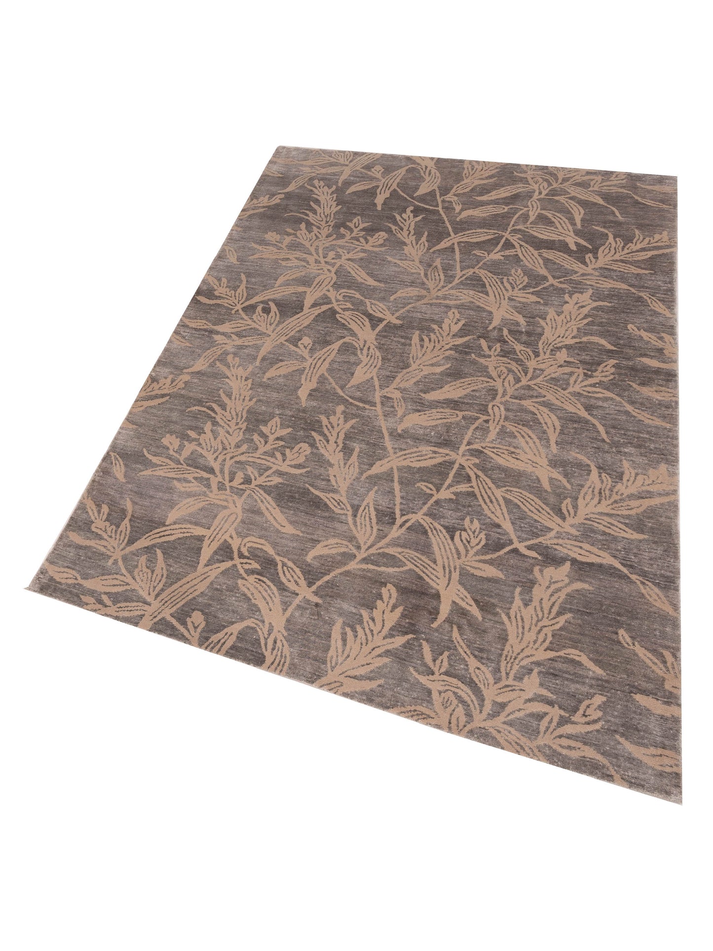 Tibetino 119736 Gray 6.1x8.10 Hand Knotted Rug