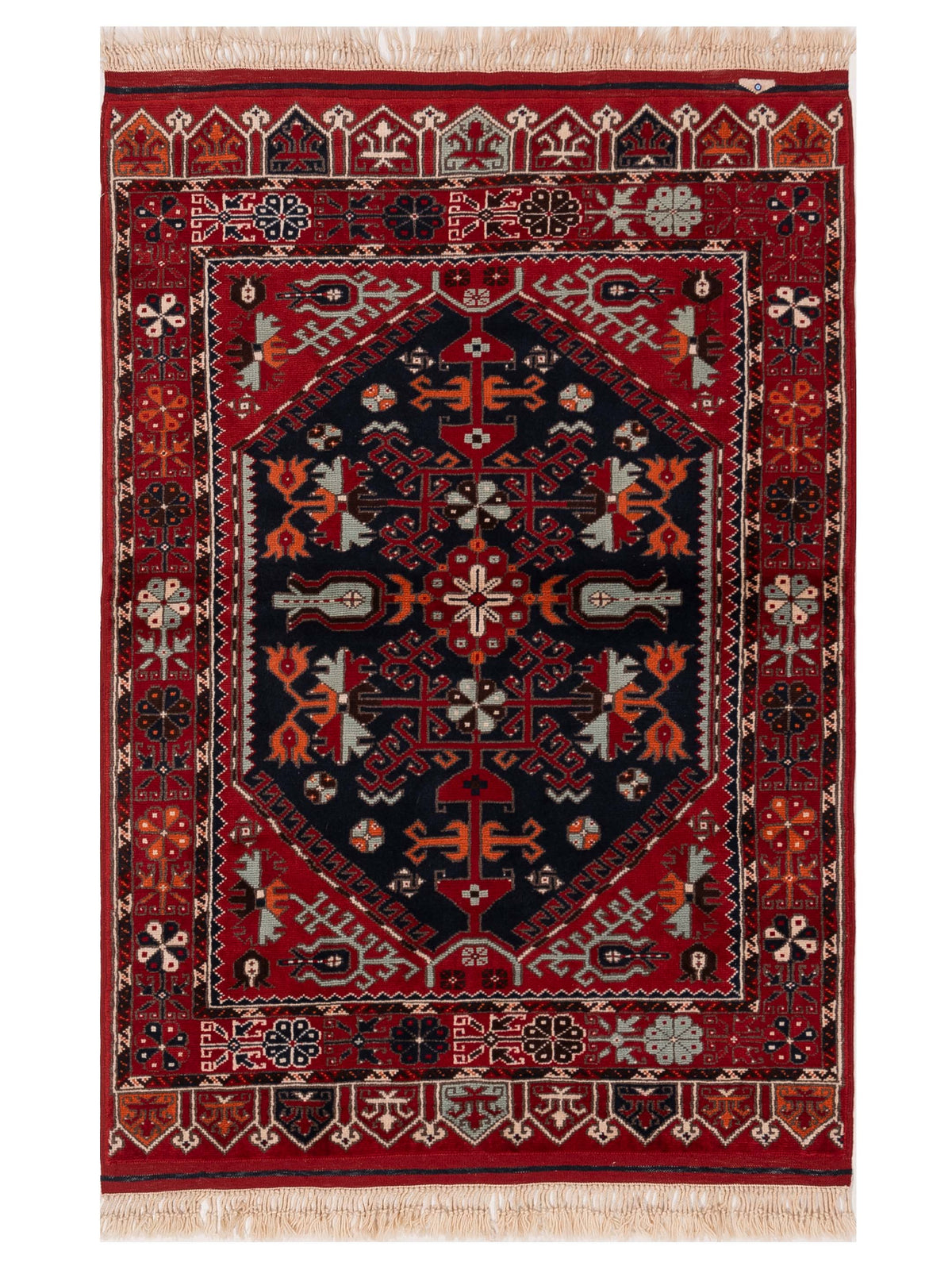 Pasha Turkish Shirwan  Black Red Transitional