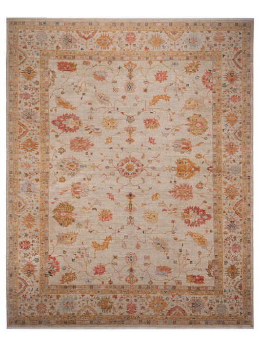 Anadol Angora Oushak  Ivory Ivory Traditional