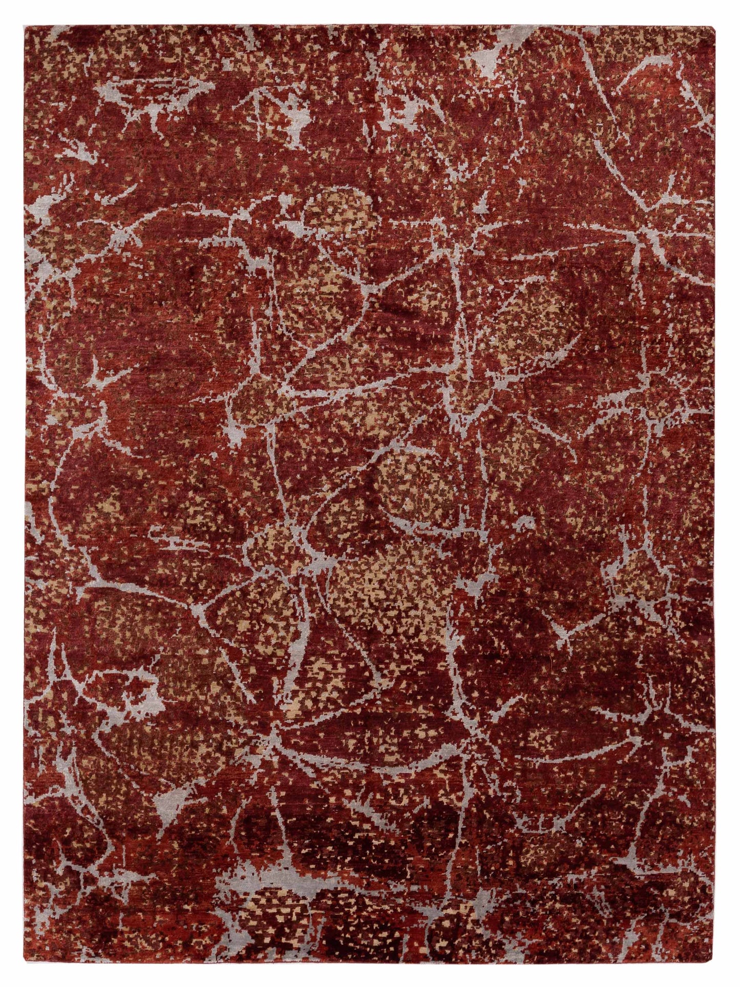 Siena Tibetino  Red  Contemporary