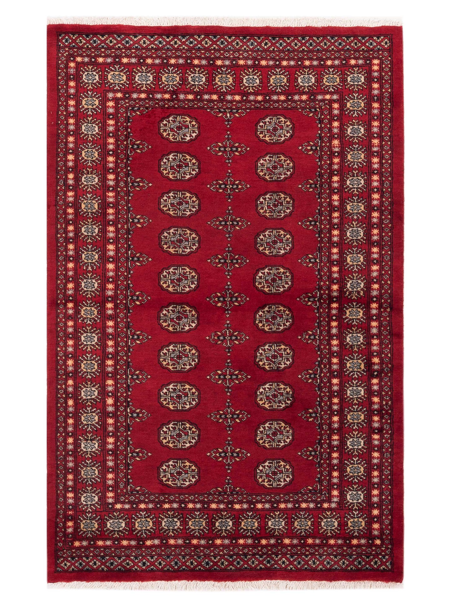 Nomad Bokhara  Red Red Traditional