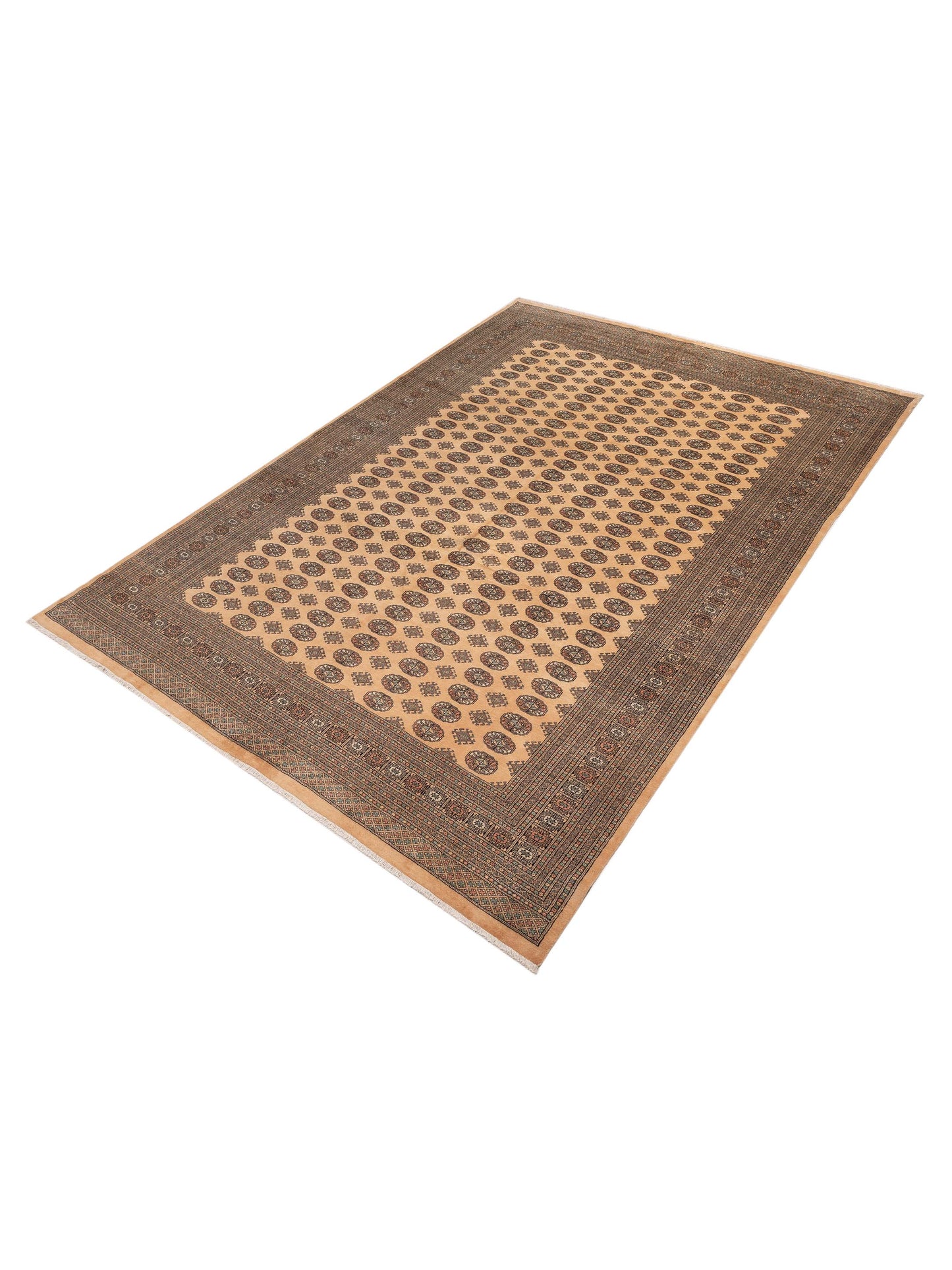 Bokhara 151454 Beige Beige 10.2x14.2 Hand Knotted Rug