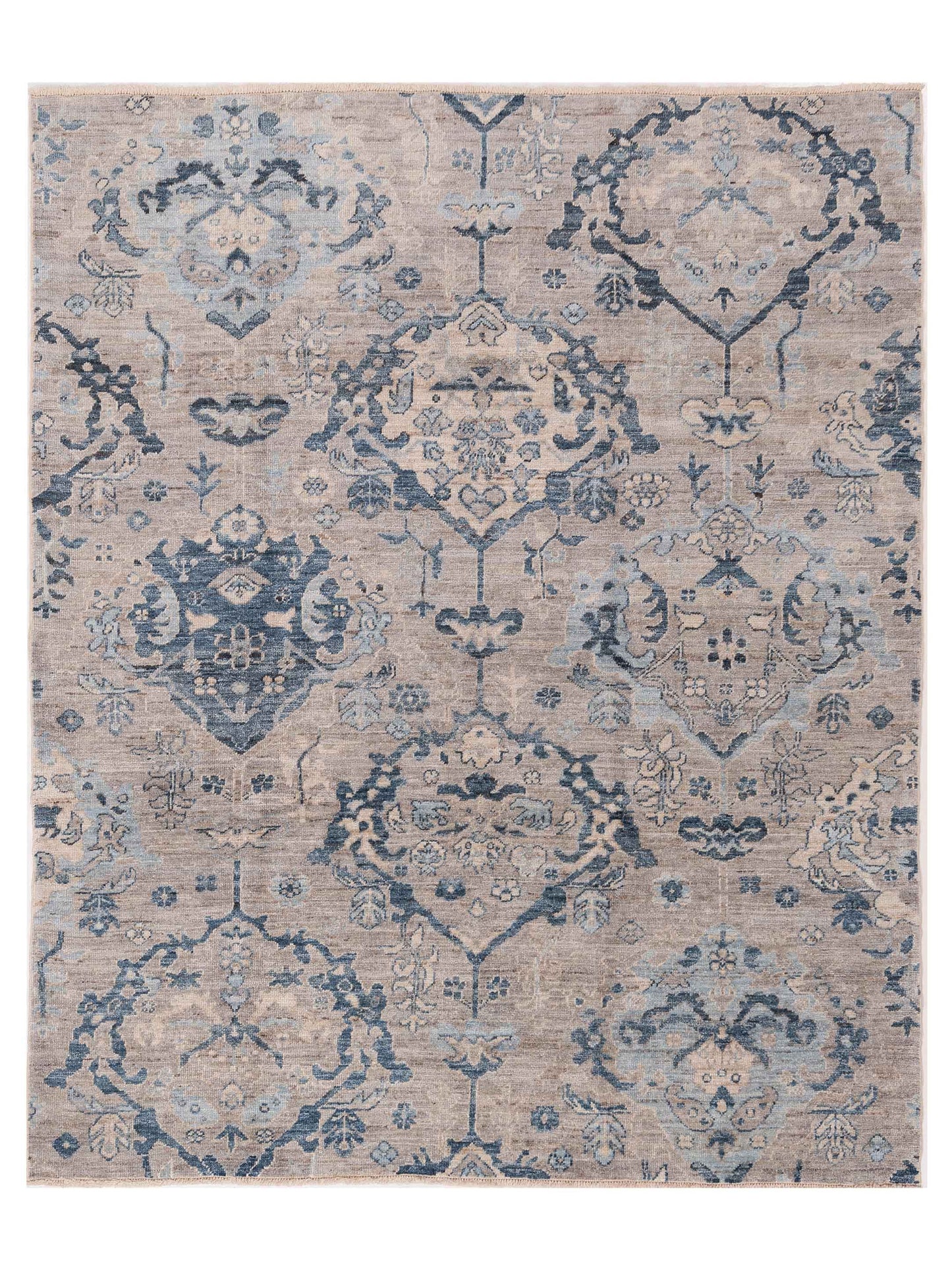Anadol Angora Oushak  Gray Blue Traditional