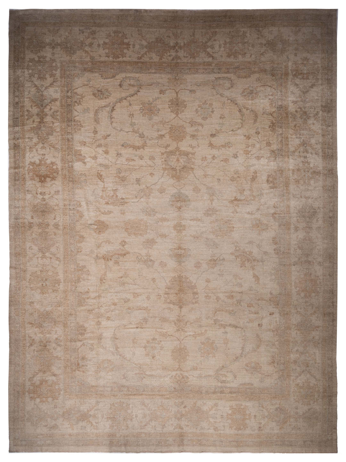 Anadol Angora Oushak  Beige Beige Traditional