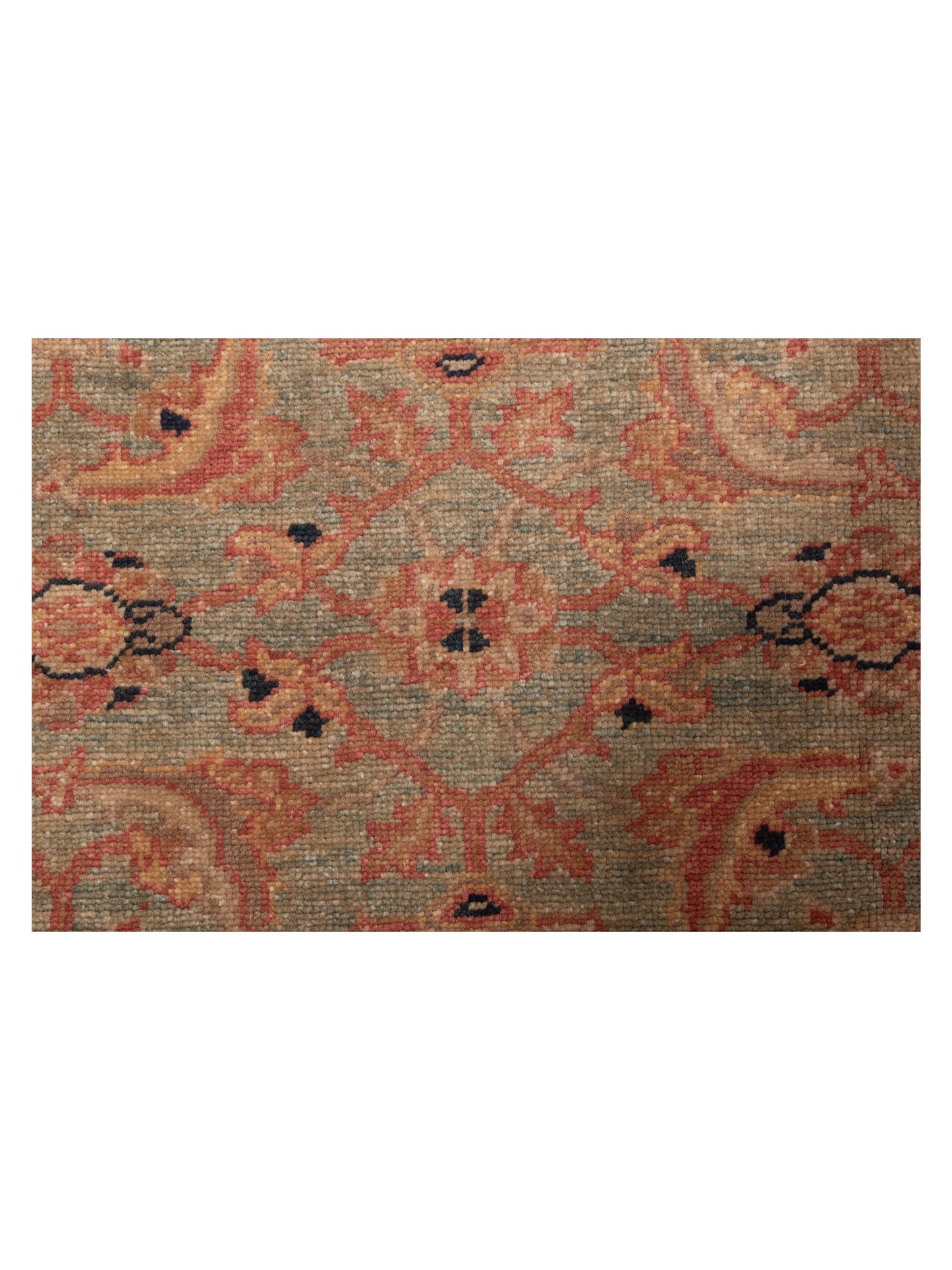 Antique Loom 120623 Silver Gold 6.9x8.10 Hand Knotted Rug
