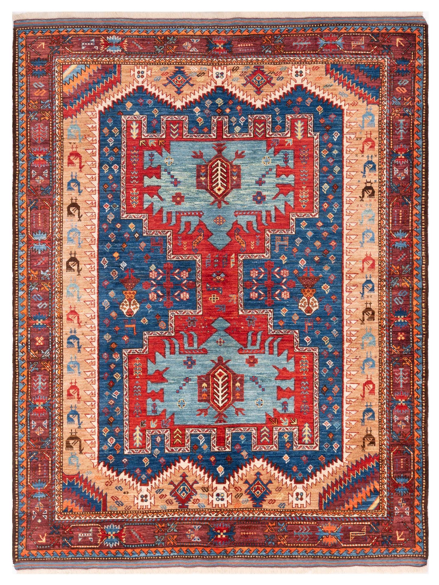 Nomad Super Kazak  Navy Plum Traditional