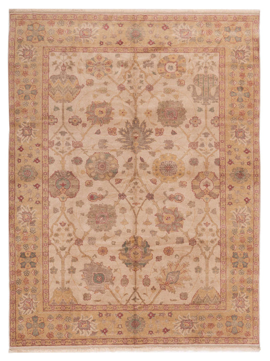 Pasha Antique Loom  Beige Gold Traditional
