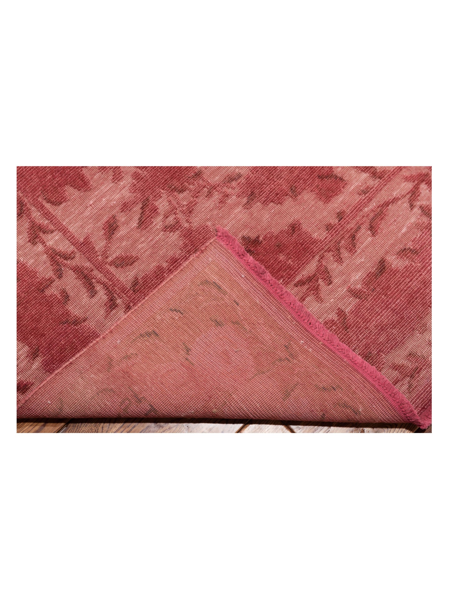 Vintage 107535 Pink 12.1x15.5 Hand Knotted Rug