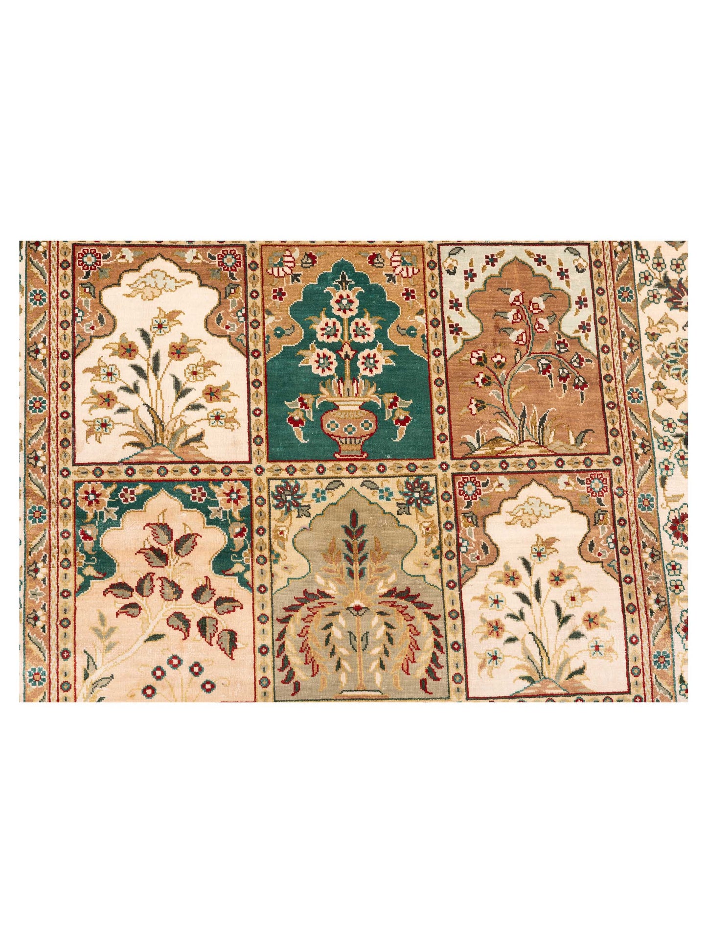 Pure Silk 122457 Multi 2.7x6 Hand Knotted Rug