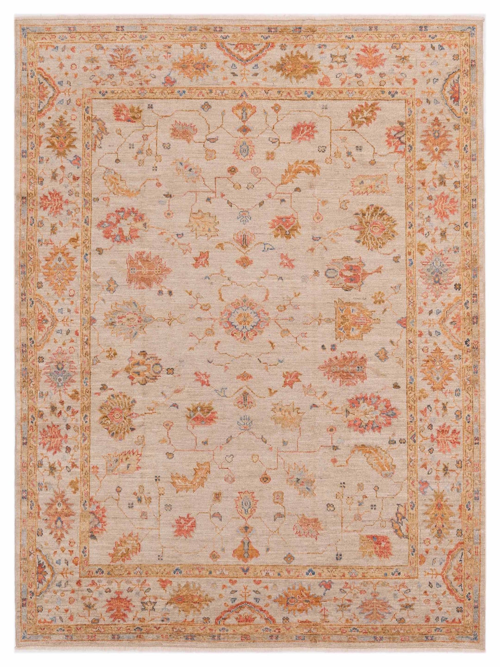 Anadol Angora Oushak  Ivory Ivory Traditional