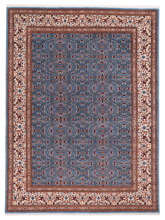 Pasha Kayseri  Light Blue Ivory Traditional
