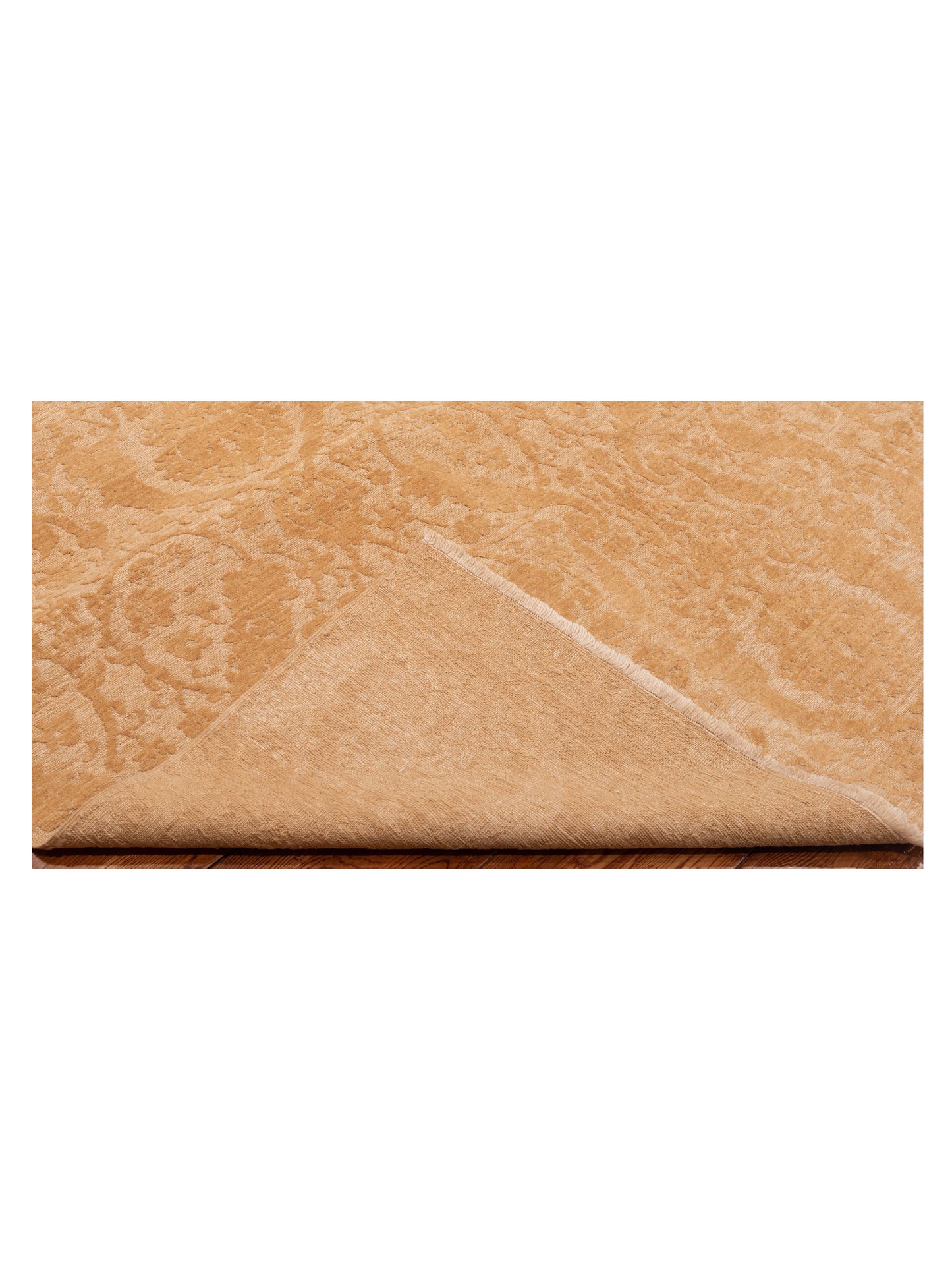 Defne Orchid Camel Gold 6.7x9.3 Hand Knotted Rug