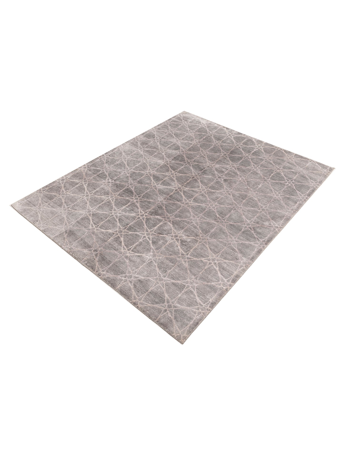 Tibetino 119207 Light Gray 8x9.11 Hand Knotted Rug