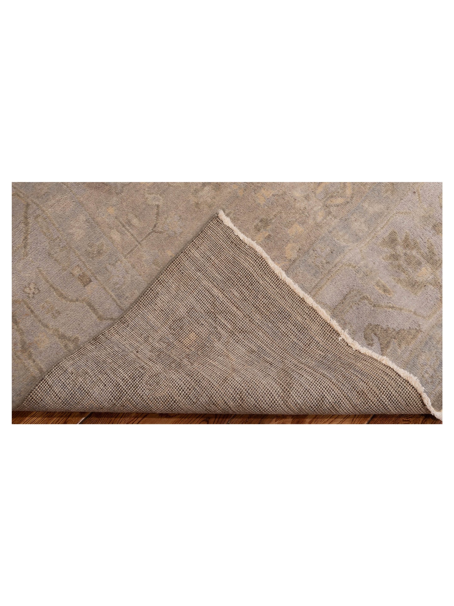 Oushak Shah 120422 Gray Gray 6x9 Hand Knotted Rug