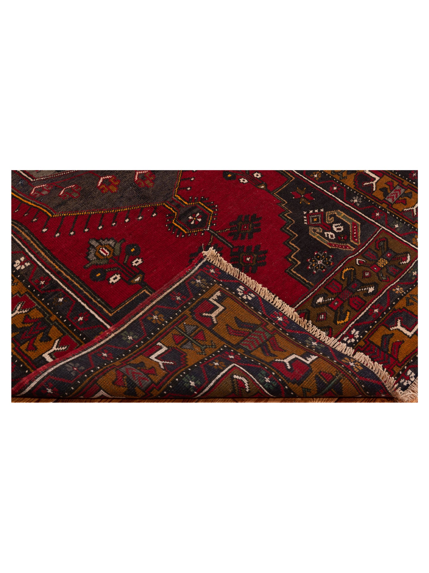 Old Anatolian 148478 Red Gold 4x7.11 Hand Knotted Rug