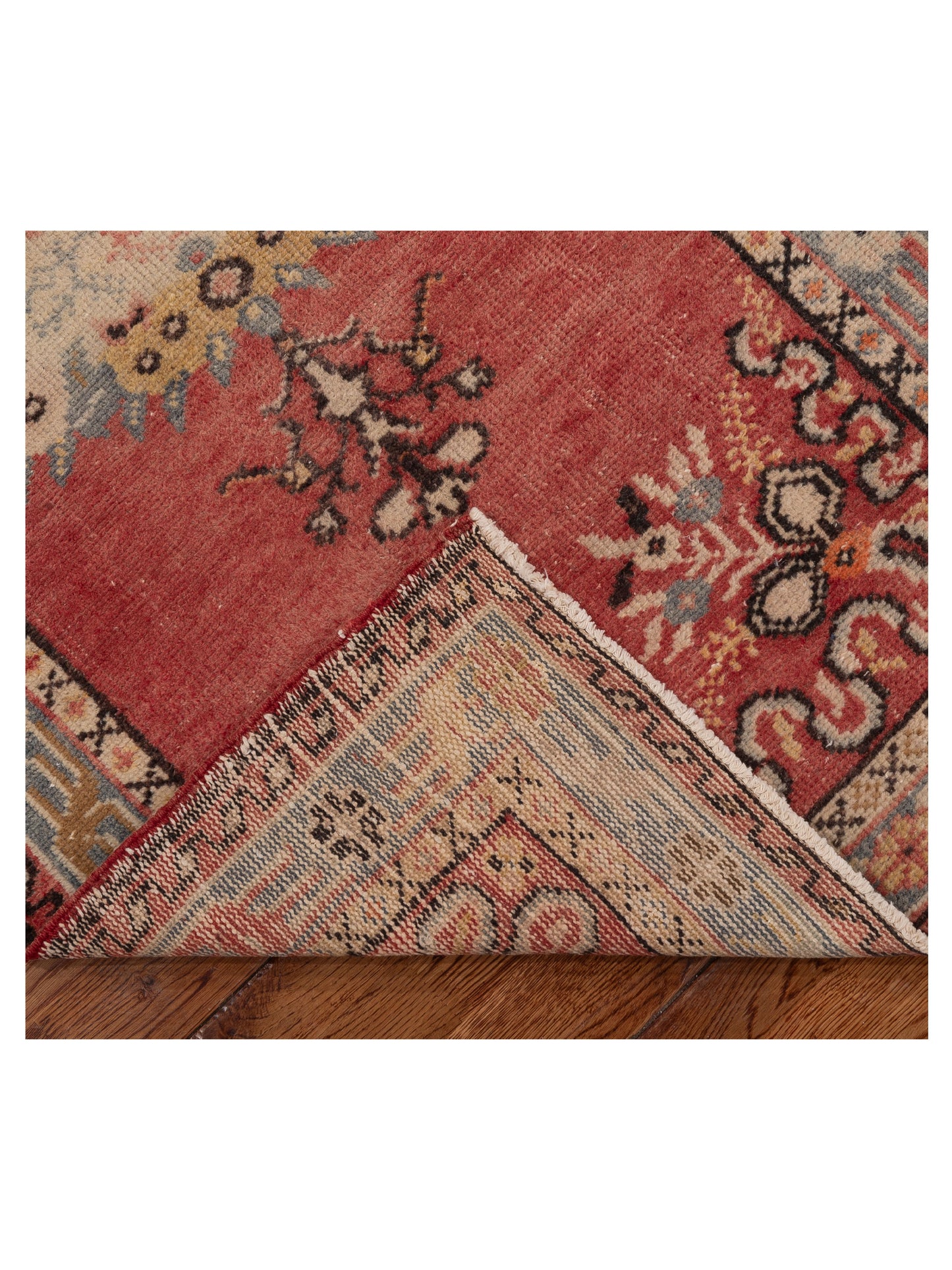 Old Anatolian 154190 Red Gray 2.9x5.11 Hand Knotted Rug