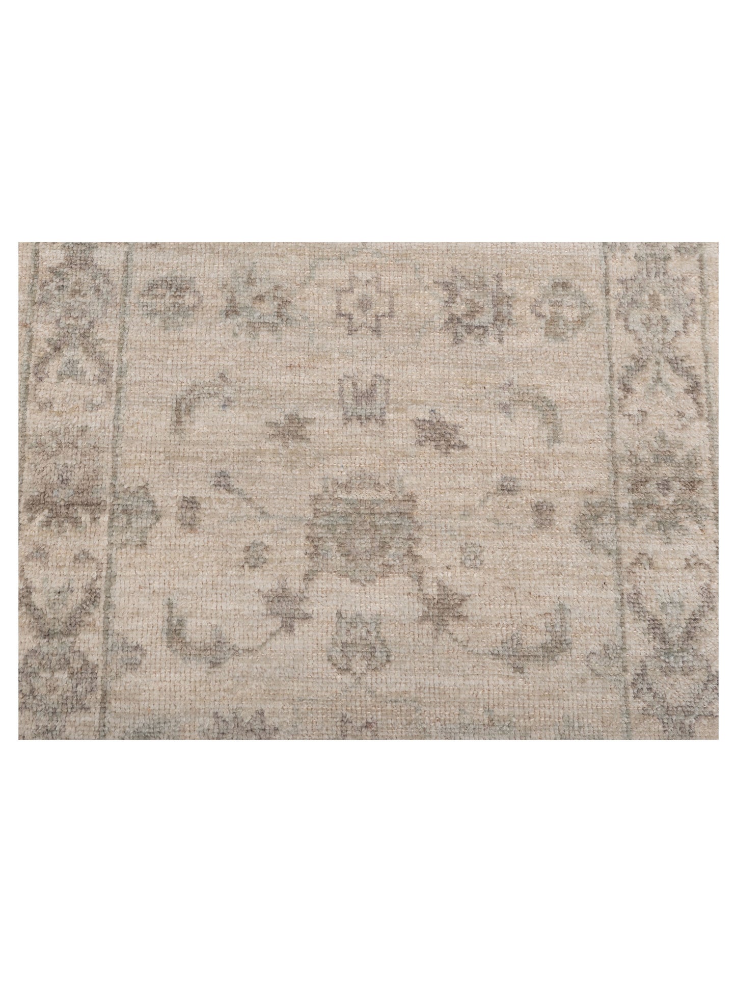 Angora Oushak 150243 Ivory Ivory 2.8x7.11 Hand Knotted Rug