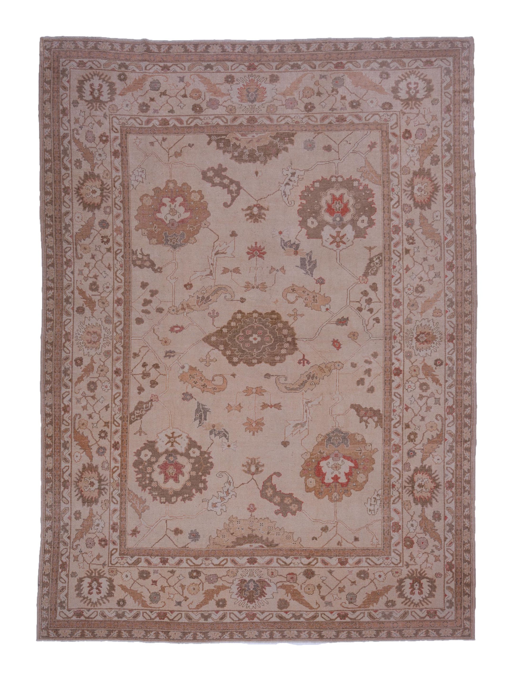 Anadol Angora Oushak  Cream Cream Traditional