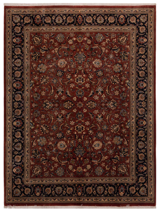 Pasha Magnolia  Rust Black Traditional