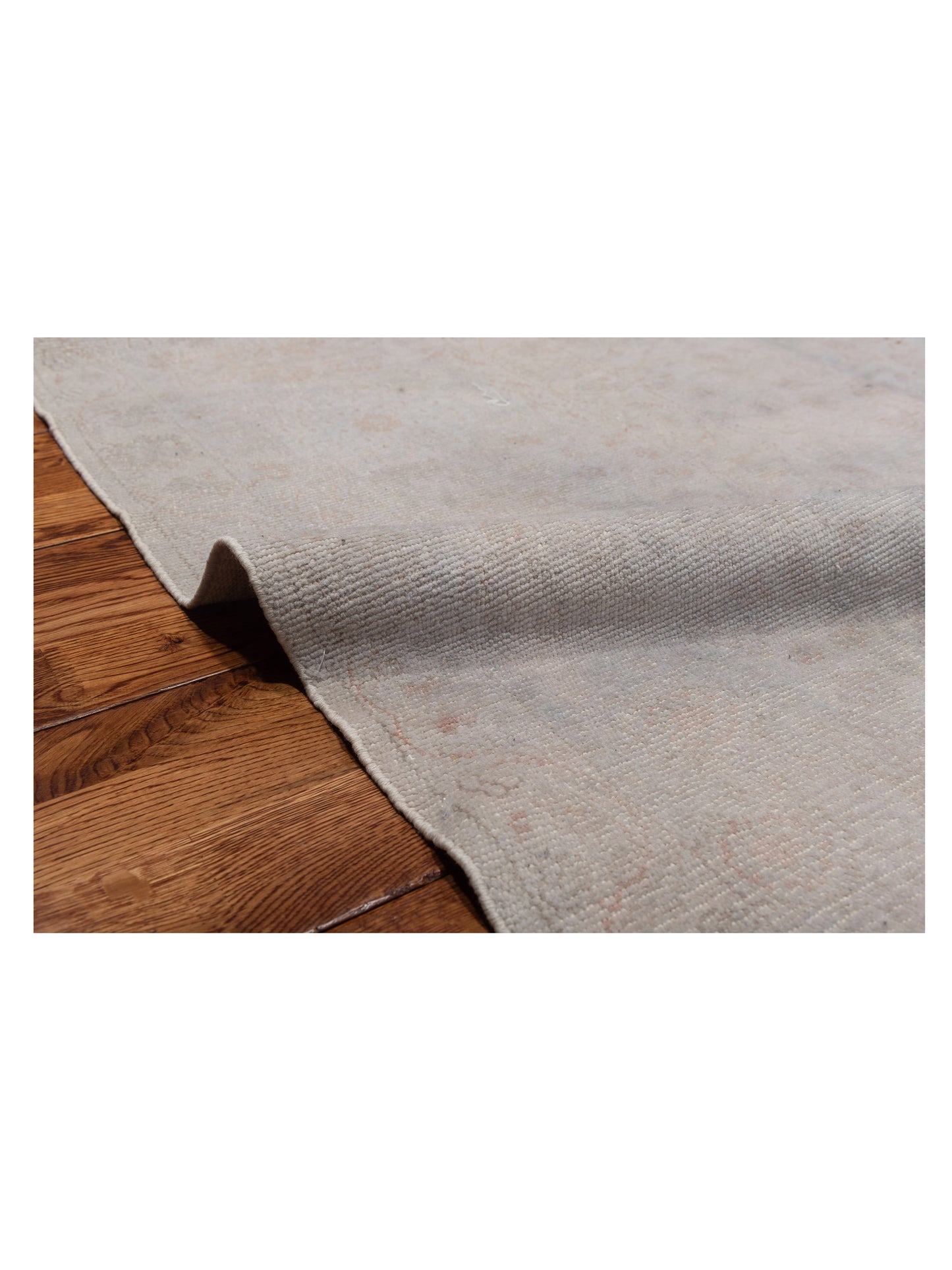 Vintage 107435 Silver 8.11x11.4 Hand Knotted Rug