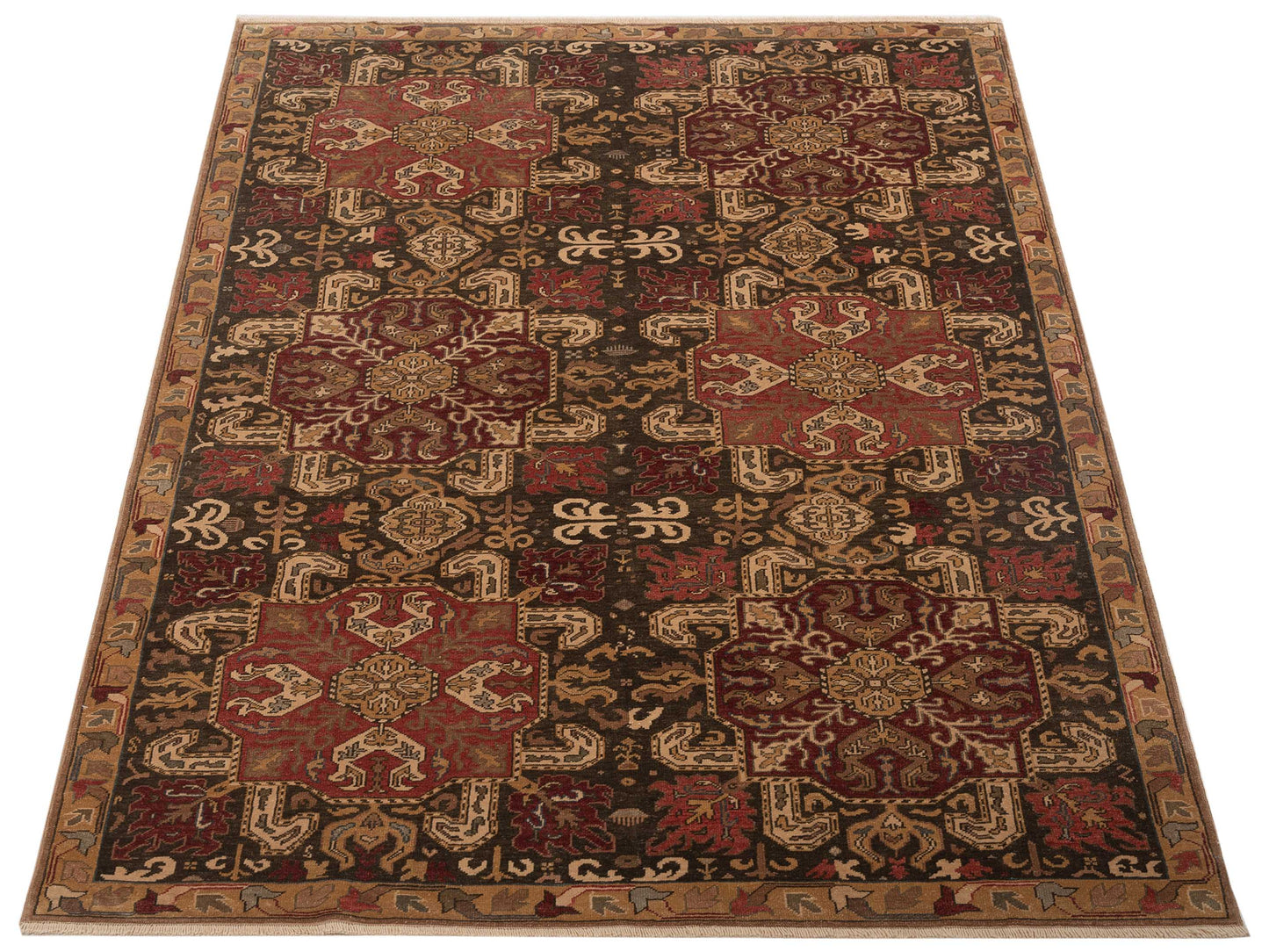 Antique Loom 107974 Multi Multi 6.2x8.10 Hand Knotted Rug
