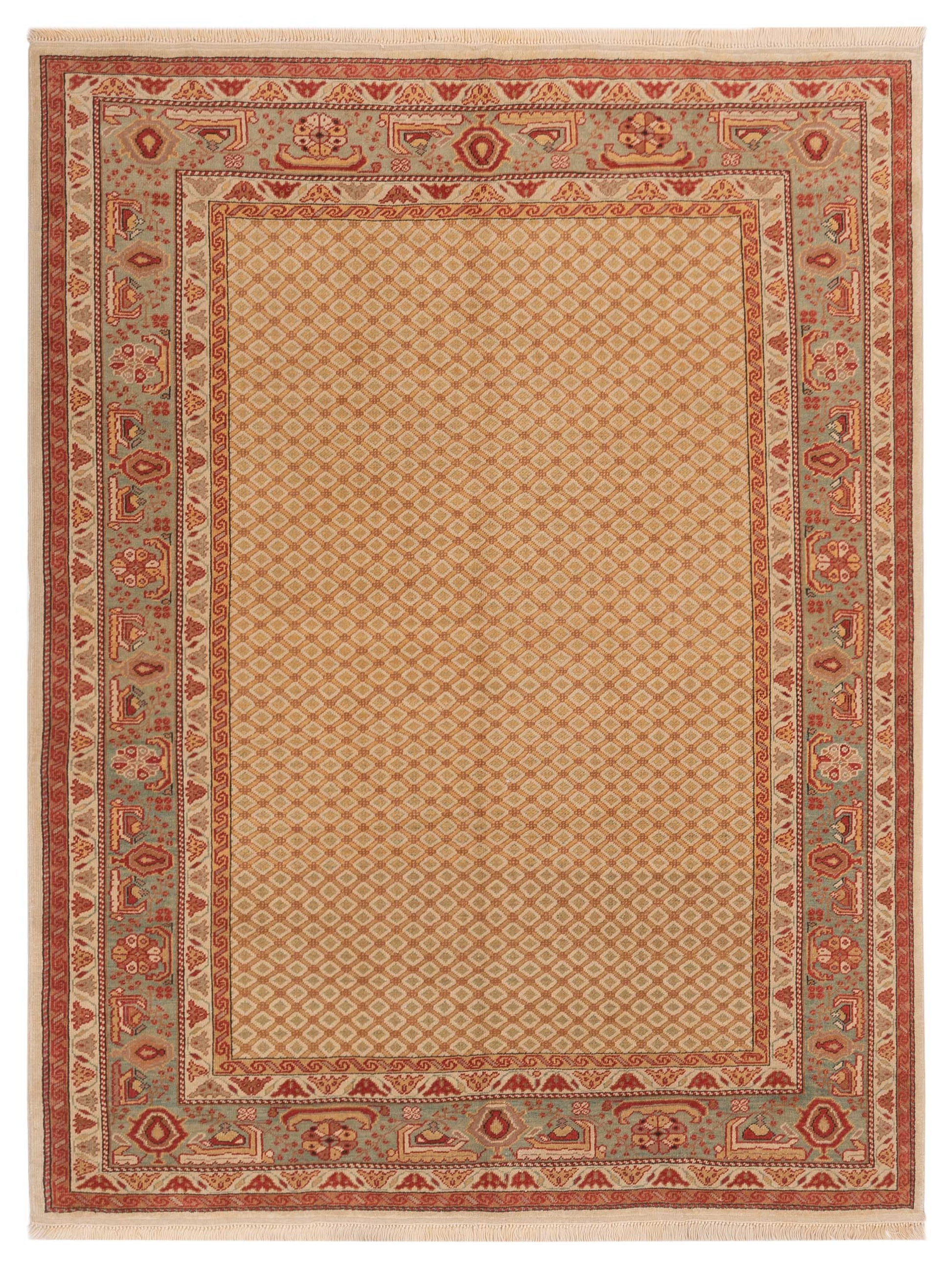 Pasha Antique Loom  Beige Blue Transitional