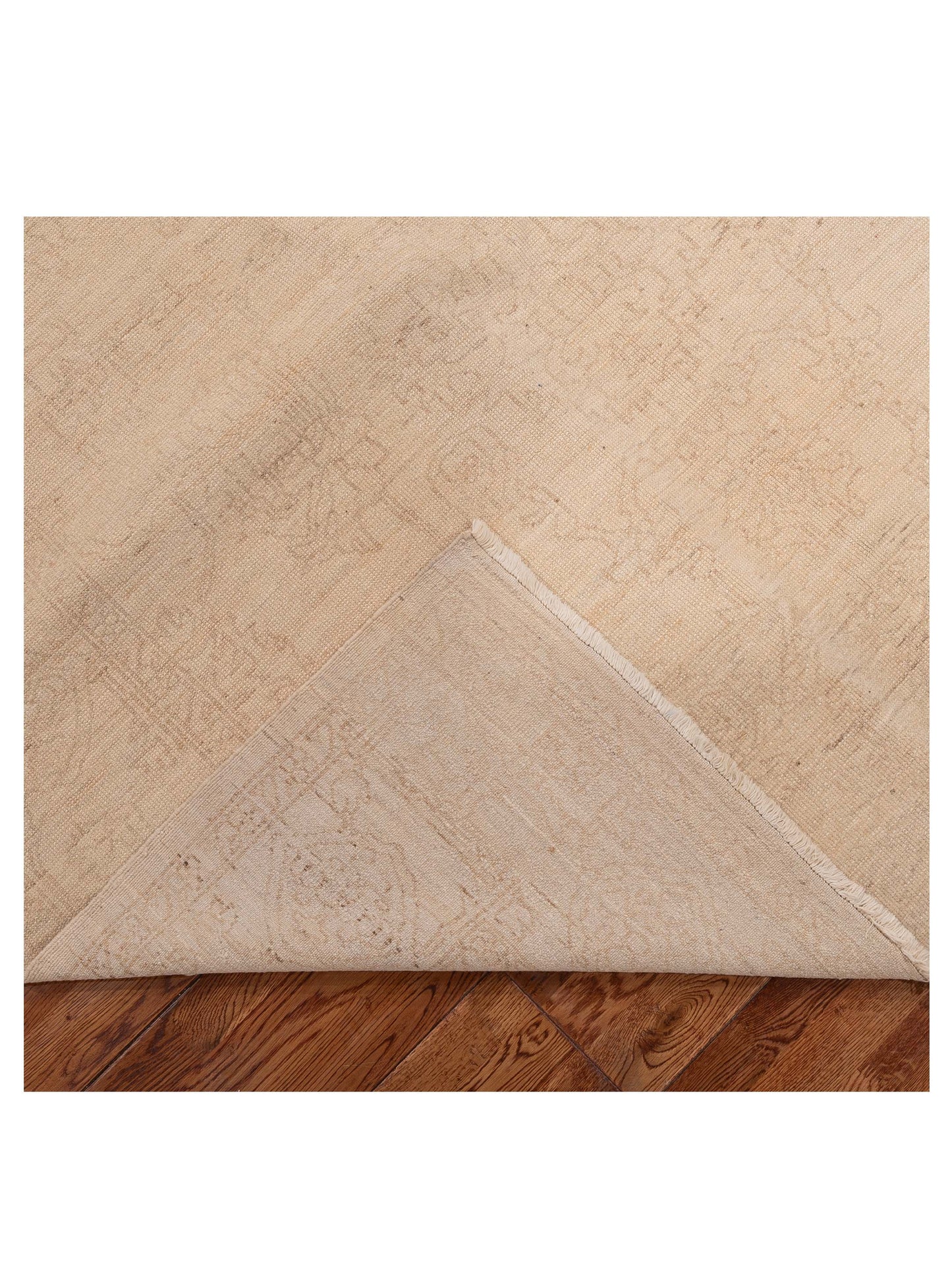Defne Jade Ivory Dark Brown 6.3x9 Hand Knotted Rug