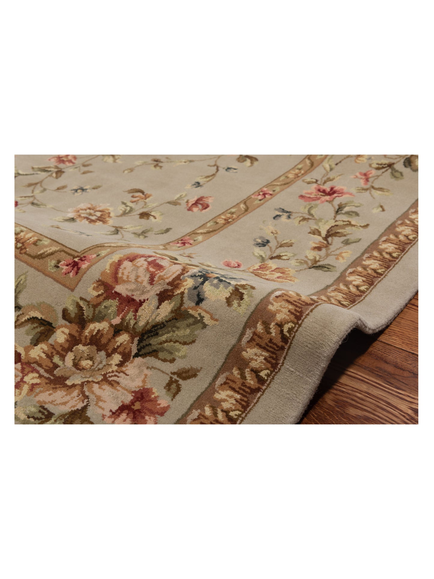 Magnolia 103722 Silver 8.1x10 Hand Knotted Rug