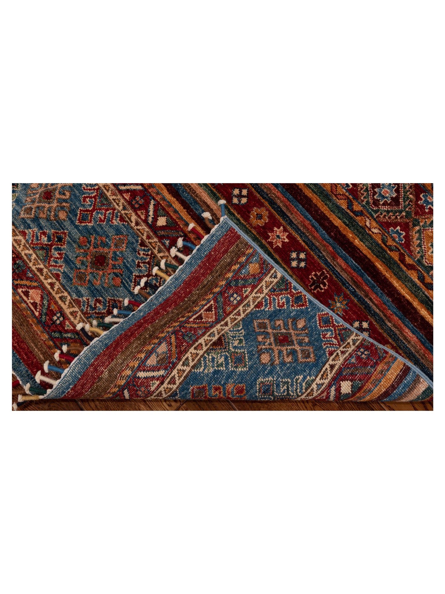 Khorjin 149073 Multi Multi 3.4x4.11 Hand Knotted Rug