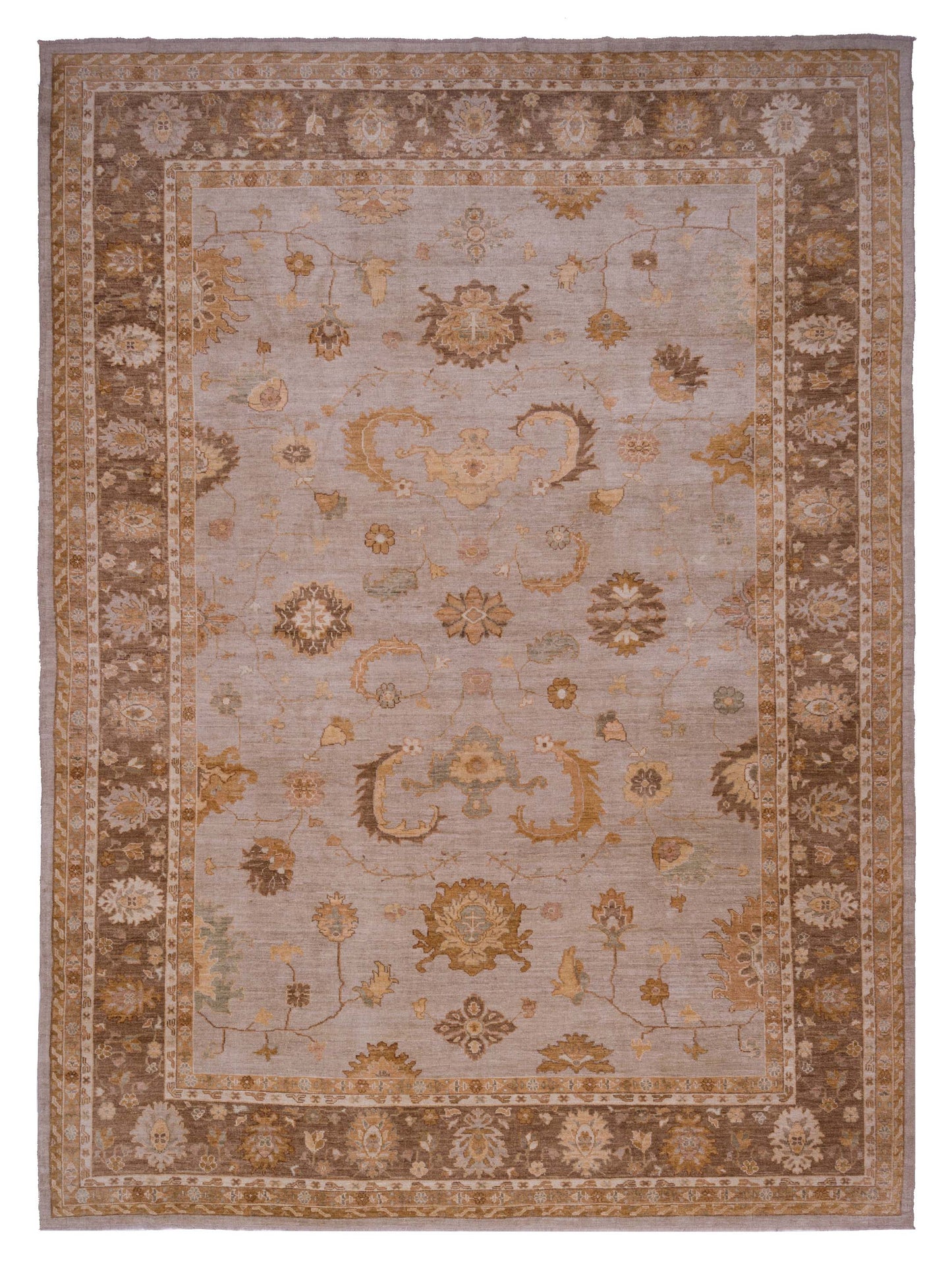 Anadol Angora Oushak  Beige Pink Traditional
