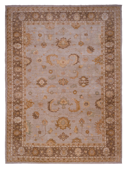 Anadol Angora Oushak  Beige Pink Traditional
