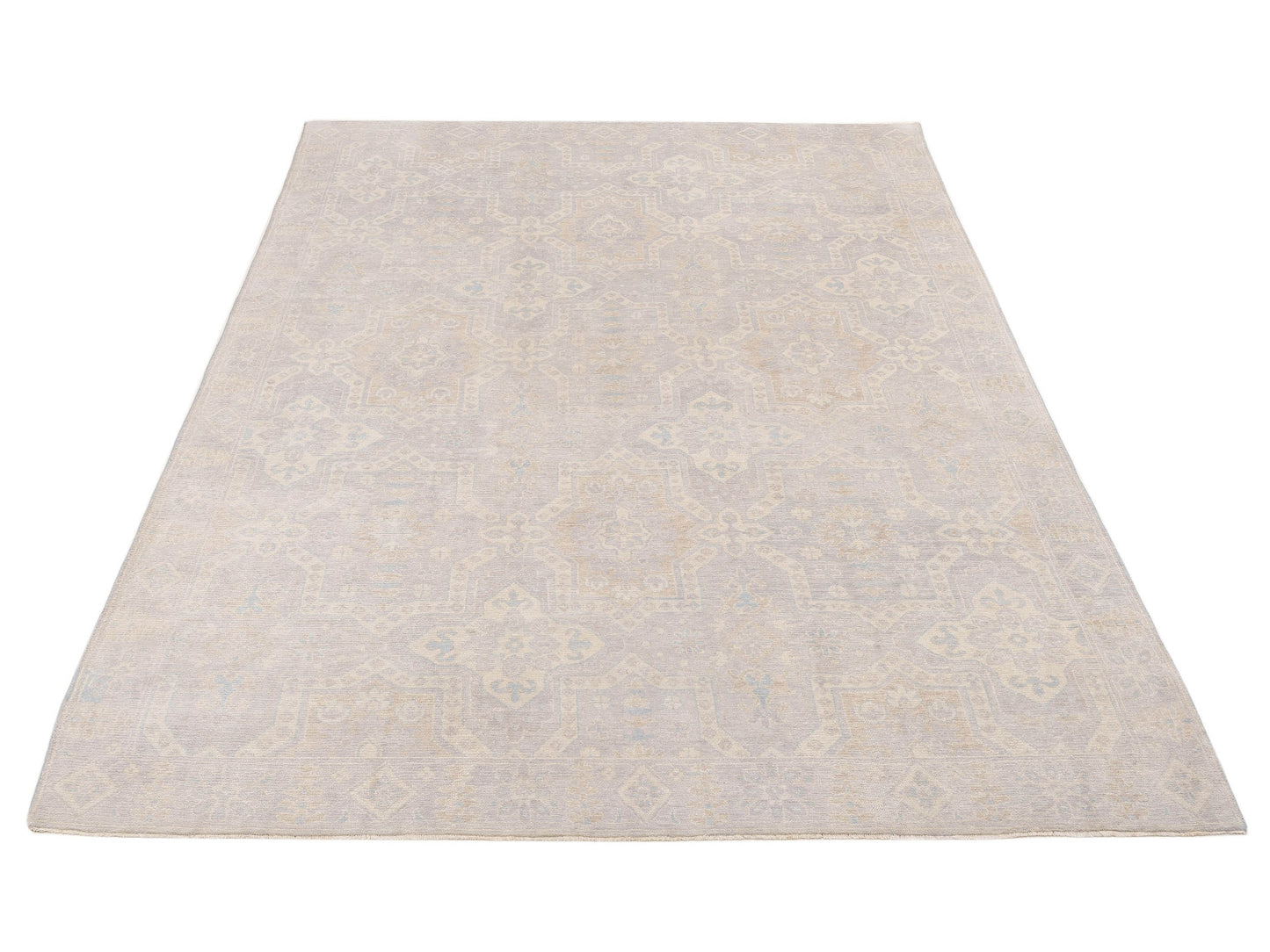 Andalusia 125234 Gray 9x11.11 Hand Knotted Rug