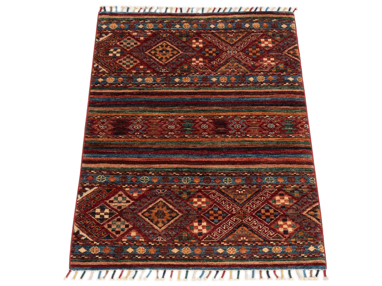 Khorjin 149007 Multi Multi 2.10x3.11 Hand Knotted Rug