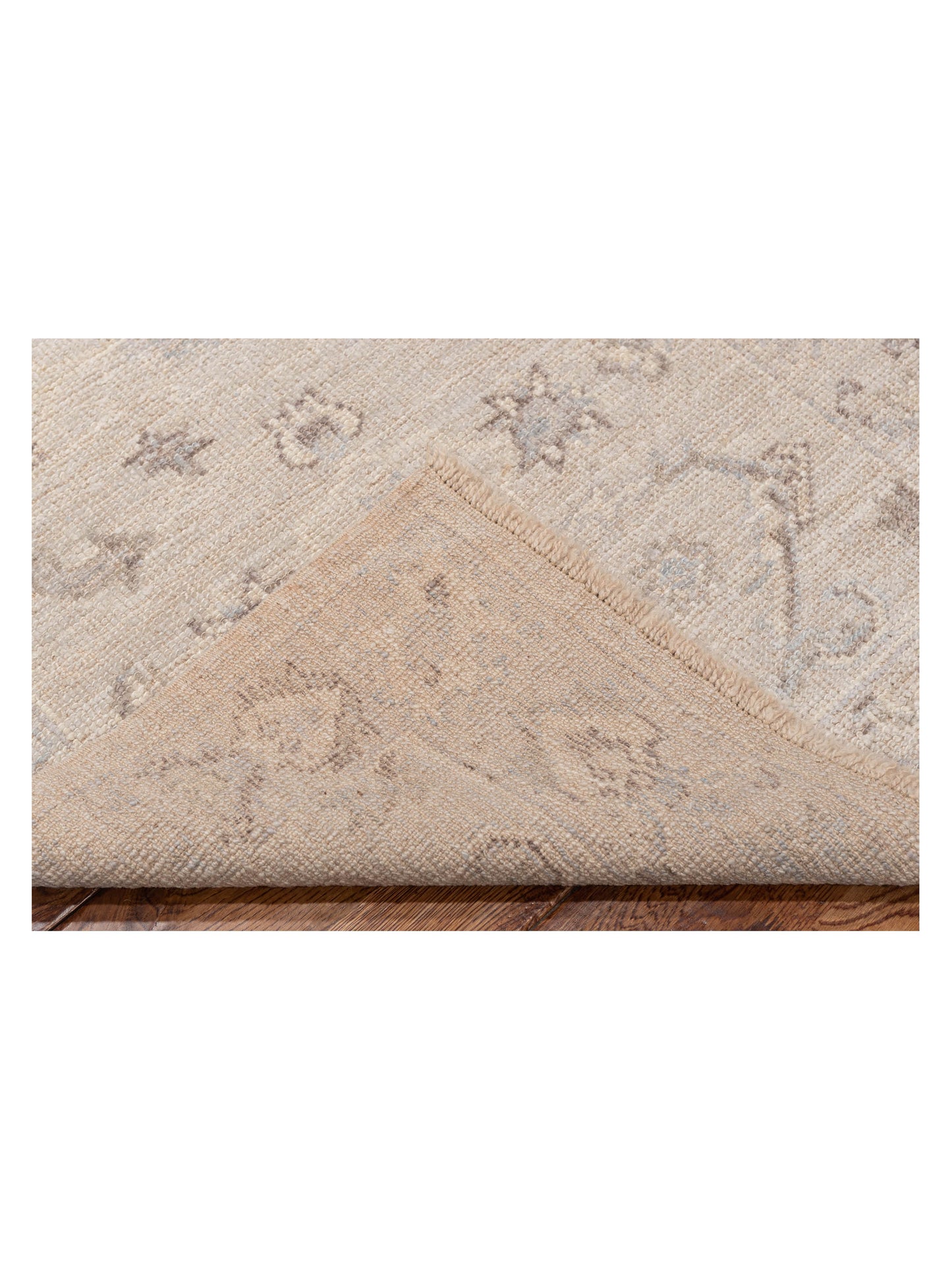 Angora Oushak 146983 Silver Silver 2.9x6.2 Hand Knotted Rug