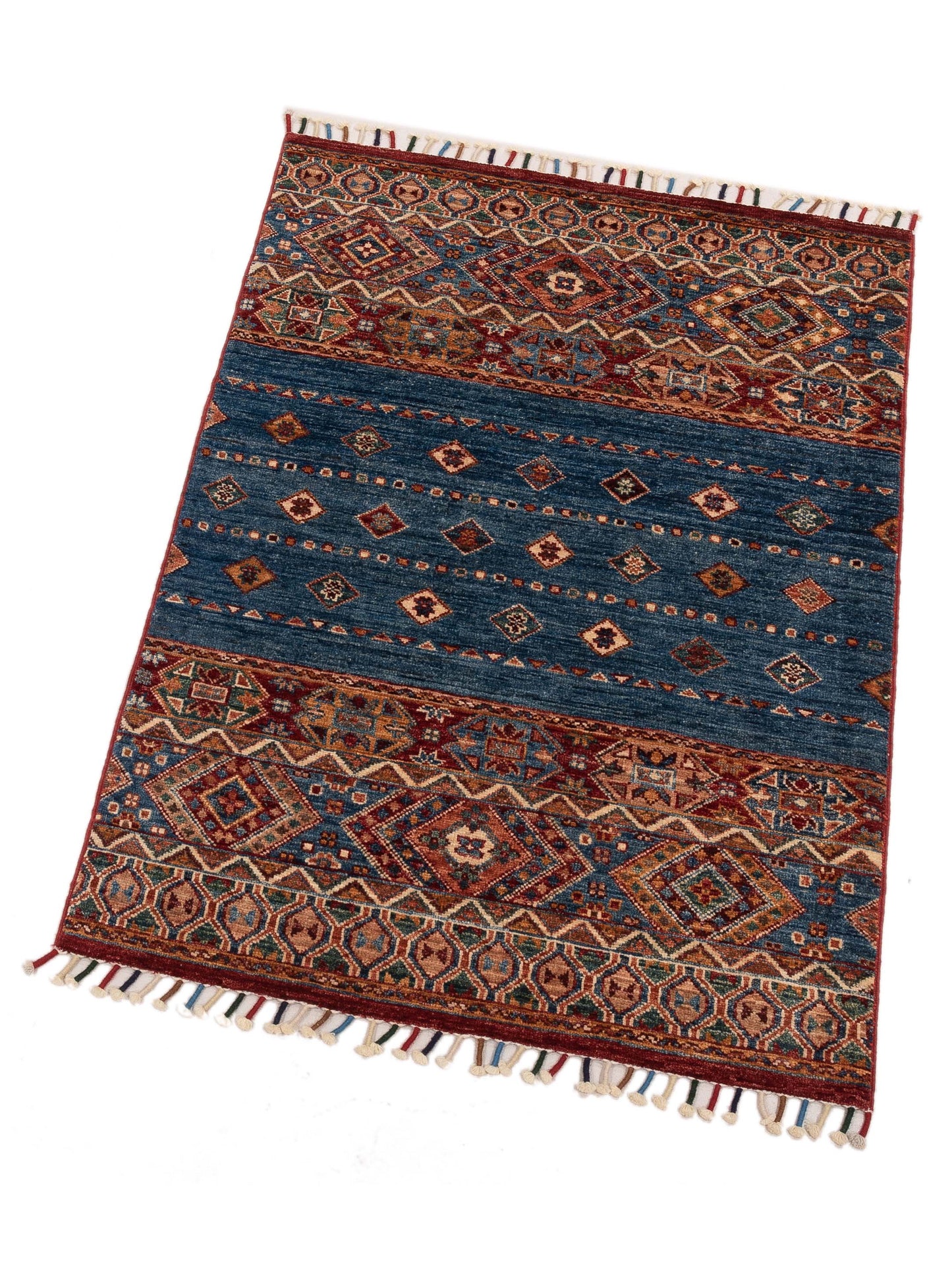 Khorjin 148784 Multi Multi 2.11x4.2 Hand Knotted Rug