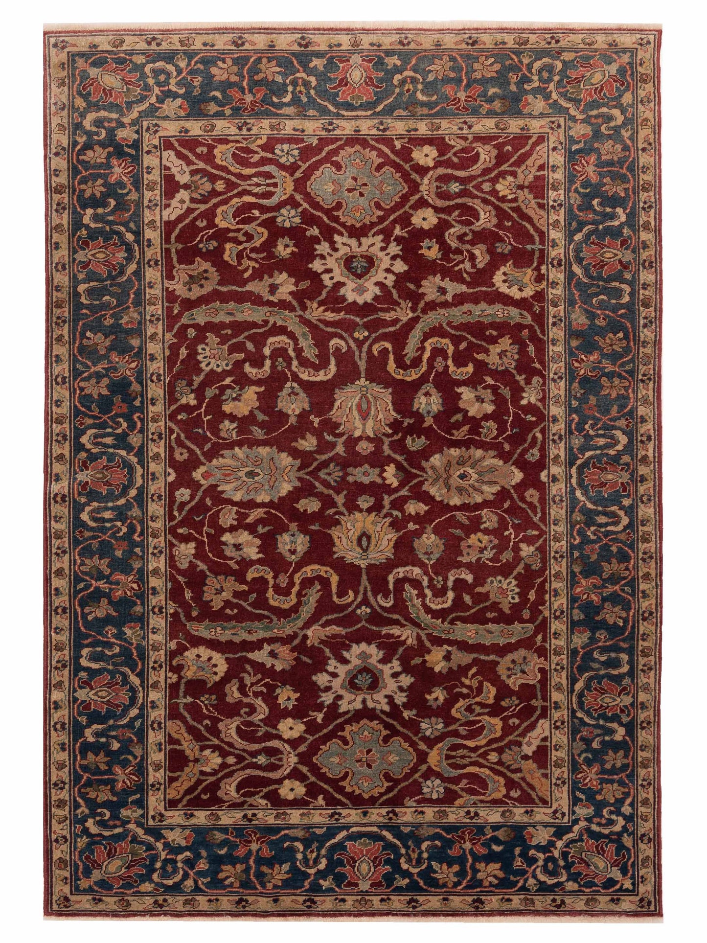 Pasha Antique Loom  Red Navy Traditional