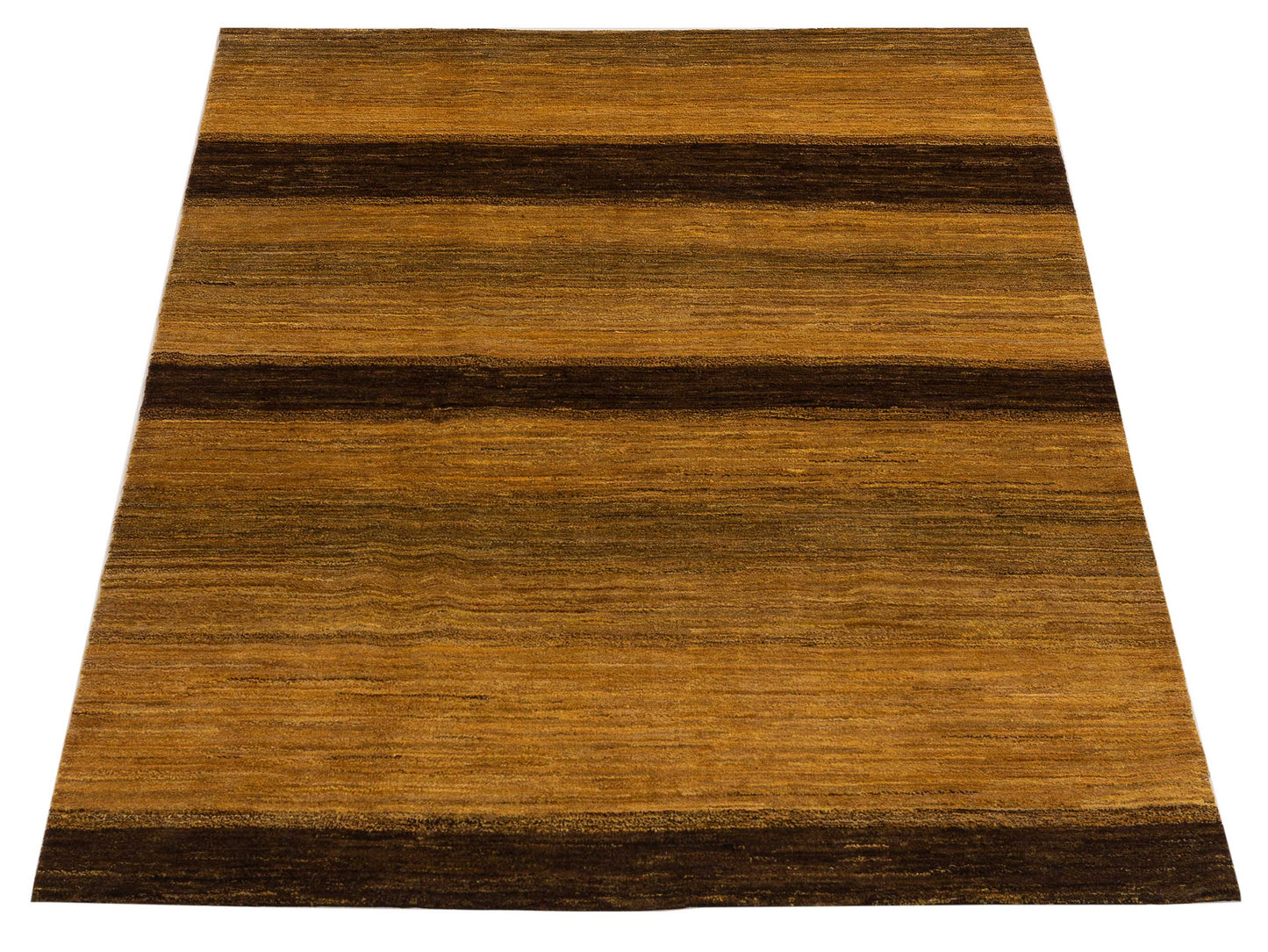Tibetino 154018 Gold Brown 5x7.2 Hand Knotted Rug