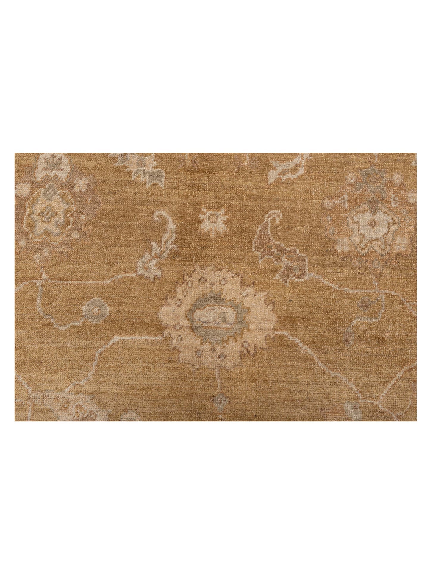 Angora Oushak 117864 Green Green 6.4x10.1 Hand Knotted Rug