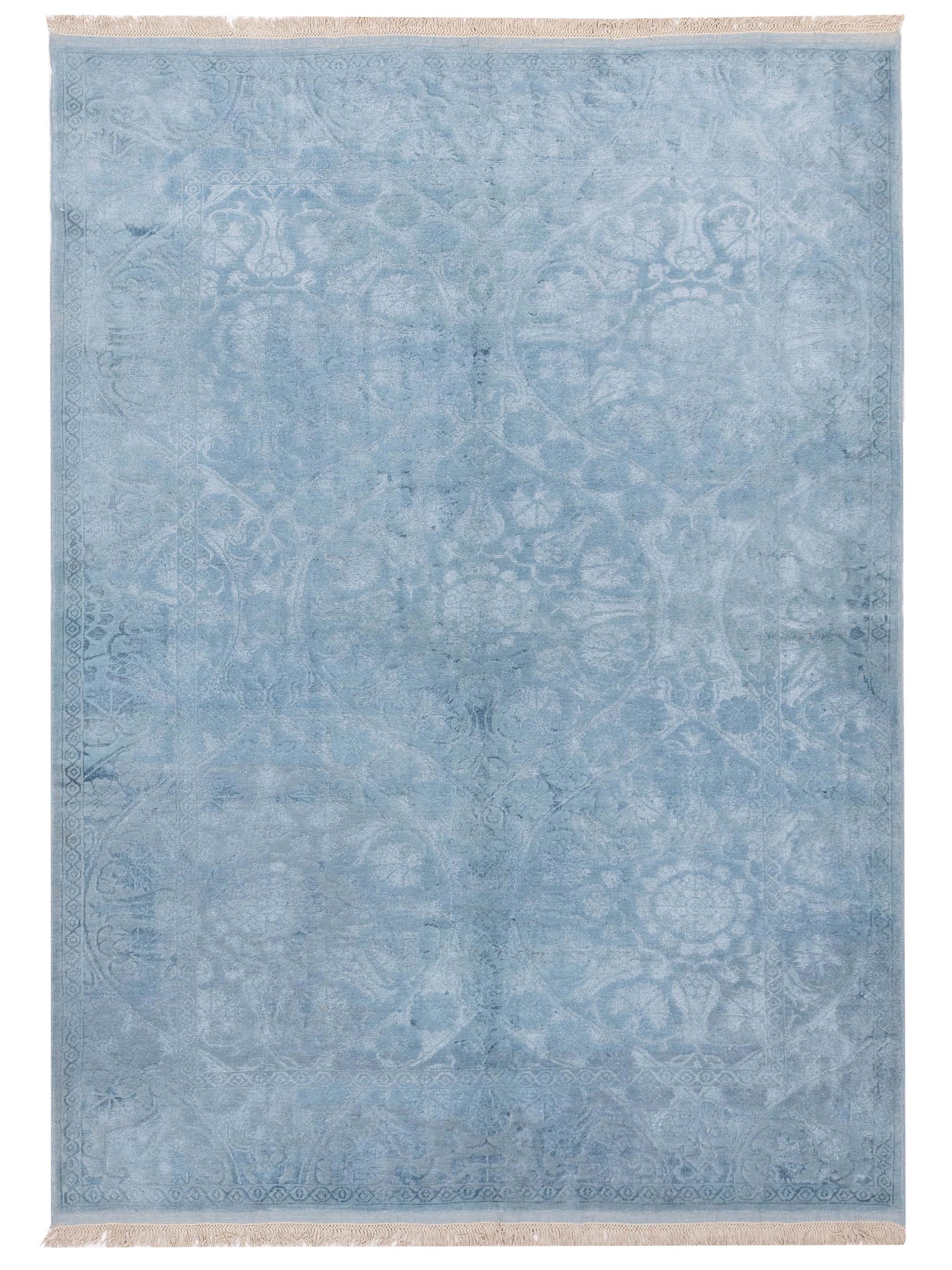 Pasha Color Bouquet  Blue Blue Transitional