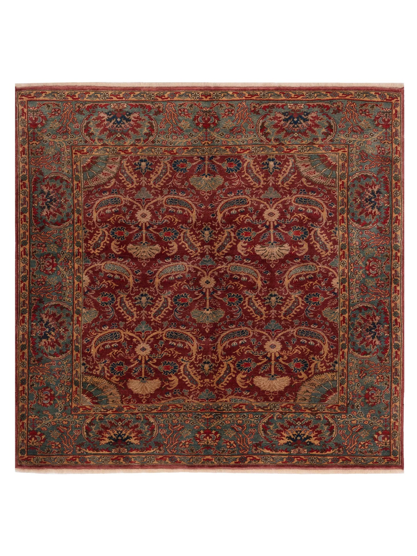 Pasha Antique Loom  Red Blue Traditional