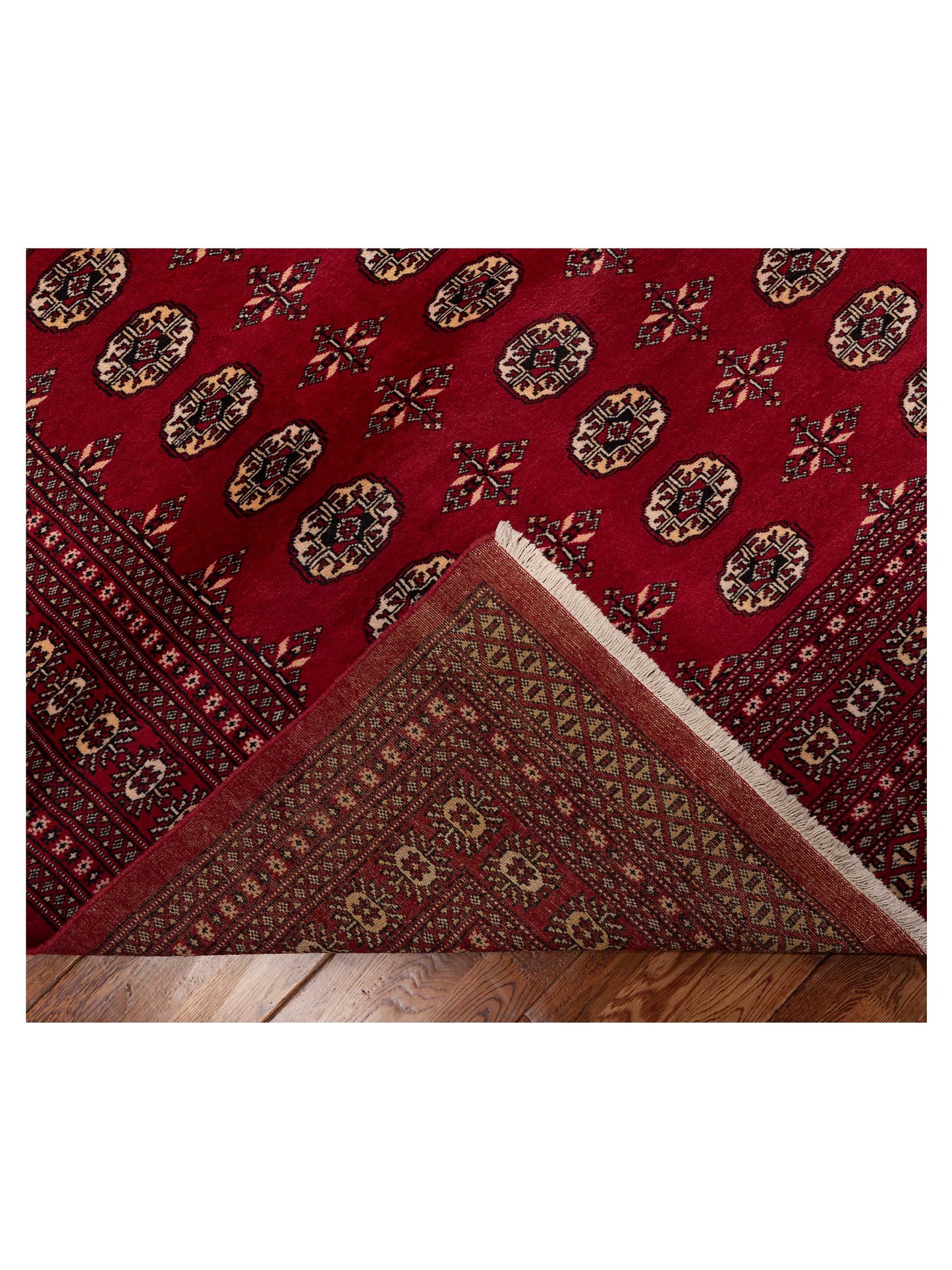 Bokhara 151417 Red Red 8.2x11 Hand Knotted Rug